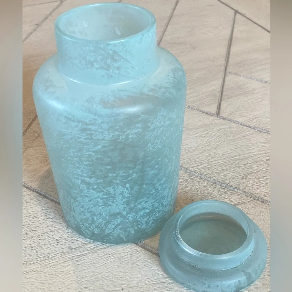 Pottery Barn Lidded Jar